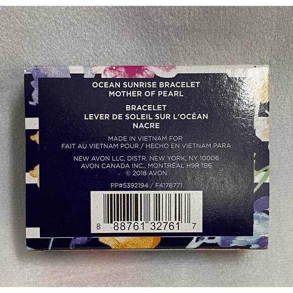 Avon Ocean Sunrise Faux Mother of Pearl Bracelet NEW - Picture 6 of 7